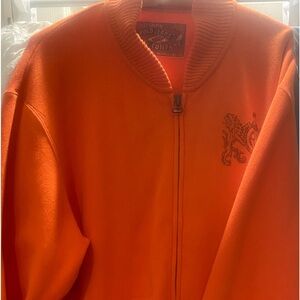 Ralph Laureen Vintage orange zip up jacket 2x  Polo Jeans Company